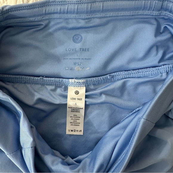 Love Tree Woven Solid Shorts - Picture 4 of 5